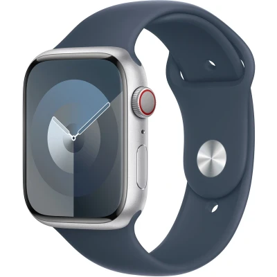 Afbeelding van Apple 45MM Sport BAND M/L Horloge accessoires, Maat: One Size, Blue