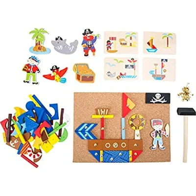 Image de Small foot 10226 jeu de clous pirate