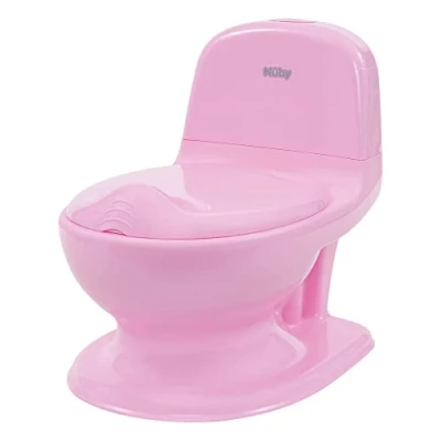 Afbeelding van Dr. Talbot&#039;s Nûby My Real Potty Peuterpotje met doorspoelgeluid roze 18m+