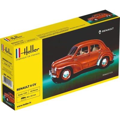 Afbeelding van Heller 1/43 Renault 4 Cvhel80174 modelbouwsets, hobbybouwspeelgoed voor kinderen, modelverf en accessoires