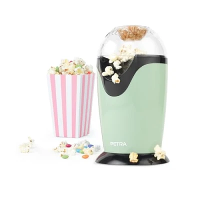 Afbeelding van Petra popcorn maker machine zelfgemaakte popper inclusief maatbeker voor feest en kinderen popcornpan