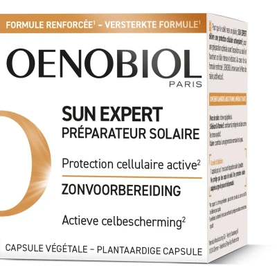 Afbeelding van OENOBIOL Sun Expert 30 Bruinings Capsules Bruiningsversneller Bruinen zonder zon caps
