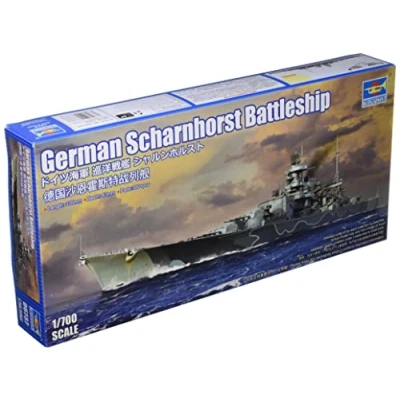 Afbeelding van 1:700 Trumpeter 06737 German Scharnhorst Battleship Plastic Modelbouwpakket