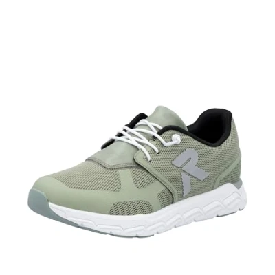 Afbeelding van Rieker SCHNÜRER Sneakers laag, Dames, Maat: 43, pistachio mint Kunststof/ textiel
