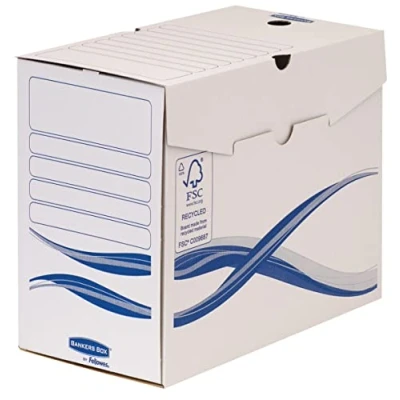 Afbeelding van Bankers Box Basic, Transfer Archiefdoos, Ft A4+, Rug Van 15 Cm Archiefdoos