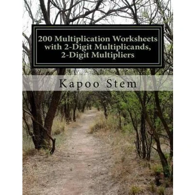Afbeelding van 200 Days Math Multiplication Worksheets with 2 Digit Multiplicands, Multipliers