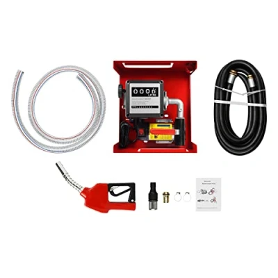 Afbeelding van Dieselpomp 230 V zelfaanzuigende oliepomp 200 W 50 l/min elektrische automatisch pistool slang 4 m meter