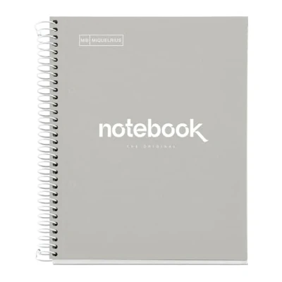 Afbeelding van Miquelrius notebook spiraalboek, 1 emotion, gevoerde omslag, DIN A5, microgeperforeerd, 80 vellen, 90 g/m², doos 5 mm