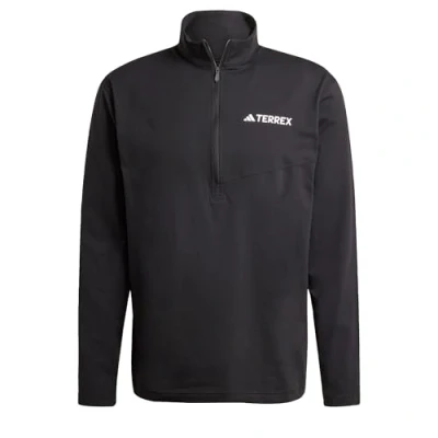 Afbeelding van adidas Sportswear Terrex Climacool 1/2 ZIP Longsleeve, Heren, Maat: Medium, Black