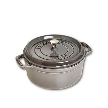 Afbeelding van Staub Cocotte , Rond 26 Cm Grafietgrijs