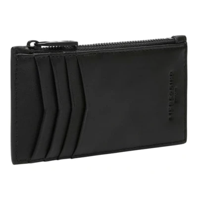 Afbeelding van LIEBESKIND BERLIN Leren Kaarthouder Black Valentine Sheep Natural Card Holder Zwart