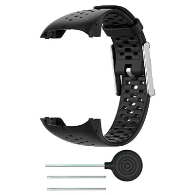 Afbeelding van Reservearmband compatibel met Polar M400/M430, zachte siliconen, gereedschap, ademend en comfortabel