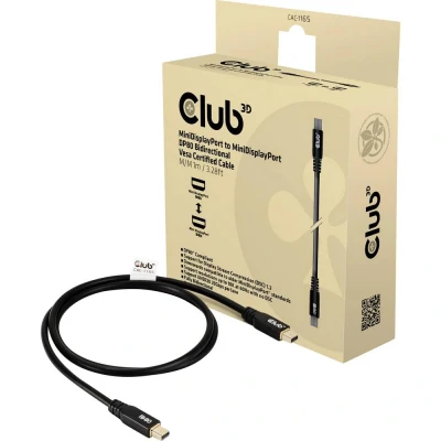 Afbeelding van Club 3D CAC 1165 2 weg Mini DisplayPort naar kabel VESA DP80 M/M 1 m