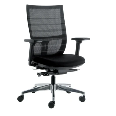 Afbeelding van Bureaustoel Euroseats Curve Deluxe zwart