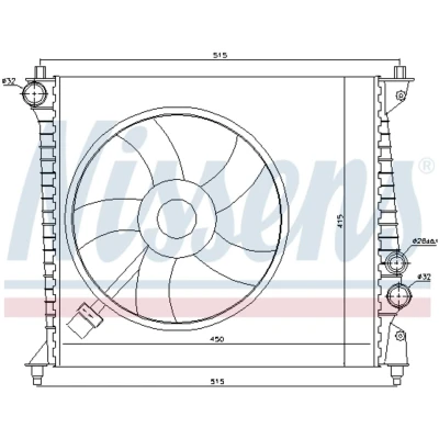 Afbeelding van Nissens Radiateur 60425
