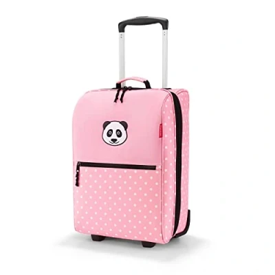 Afbeelding van Reisenthel Kids Trolley XS Panda Dots pink Kinderkoffer