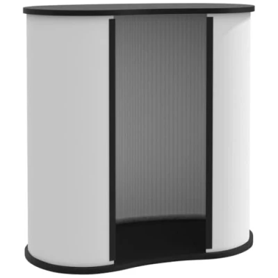 Afbeelding van Beursbalie inklapbaar 90x48x93 cm bewerkt hout