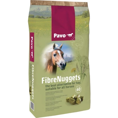 Afbeelding van Pavo Fibrenuggets Paardenvoer 20 kg