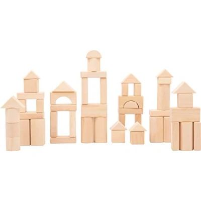 Image de Blocs de construction en bois naturel
