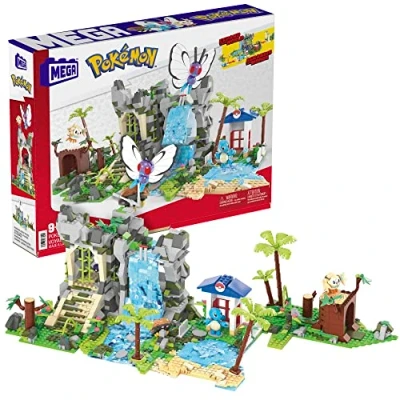 Image de Jeu de construction Mega Bloks Construx Pokémon Expédition dans la jungle 1350 pièces