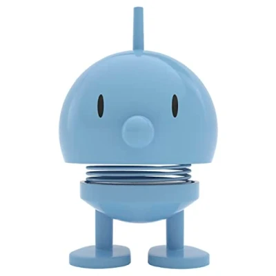 Afbeelding van Hoptimist Bumble Scandinavische figuur, decoratief, voor woonkamer, kantoor, gadgets, leuke kleine geschenken, 4,5 x 5,8 7,6 cm, lichtblauw