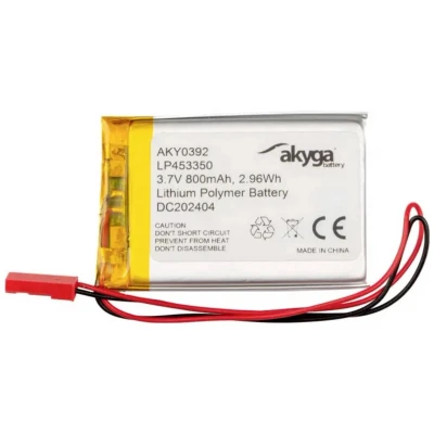 Afbeelding van Akyga LP453350 Accupack Batterijgrootte: Speciaal LiPo 3.7 V 800 mAh