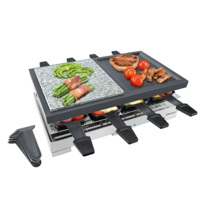 Afbeelding van Steba RC88 Gourmet &amp; Steengrill 8 personen XL grilloppervlak 1200 Watt