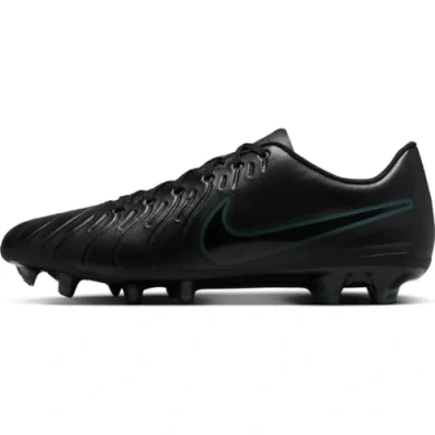 Afbeelding van Nike Performance Tiempo Legend 10 CLUB Voetbalschoenen met kunststof noppen, Heren, Maat: 41, Black/deep jungle Hoogwaardig imitatieleer
