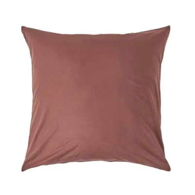 Afbeelding van Homescapes kussensloop 80 x cm Bruin, 100% Egyptisch katoen, draaddichtheid 200