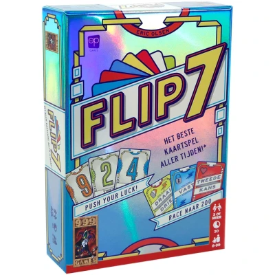 Afbeelding van 999 Games Flip 7 Zenuwslopend Kaartspel Eenvoudige spelregels
