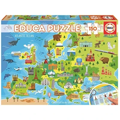 Afbeelding van Kinderpuzzel Europe Map Educa (150 pcs)