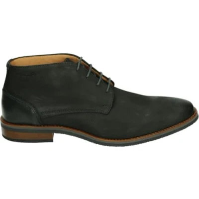 Afbeelding van Van Lier 2458672 AMALFI Business half hoogNette herenschoenen Kleur: Zwart Maat: 43