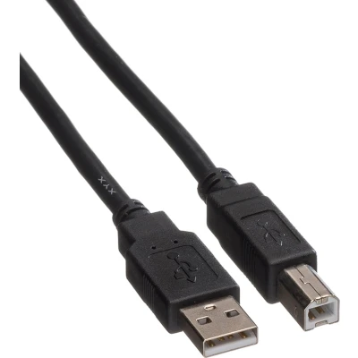 Afbeelding van ROLINE USB 2.0 Kabel, Type A B, zwart, 3 m
