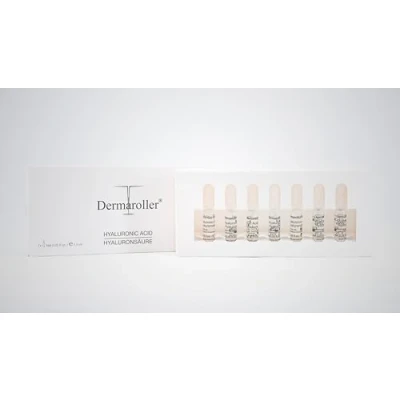 Afbeelding van Dermaroller Hyaluronzuurampullen, hyaluronzuurserum voor het gezicht, anti aging ampullen collageenregeneratie, hoog gedoseerd hyaluron intensieve hydratatie