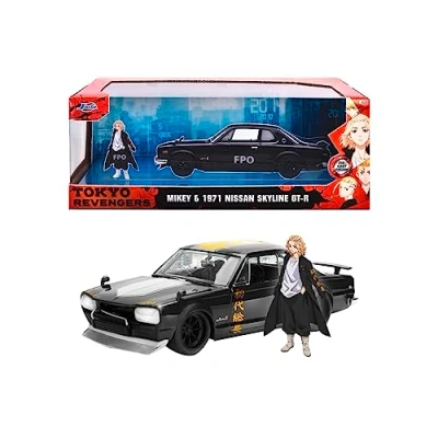 Afbeelding van Jada Toys Tokyo Revengers 1971 Nissan Inclusief figuurtje Manji