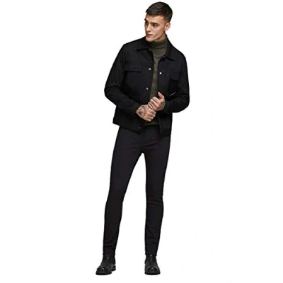 Image de JACK &amp; JONES Jean slim pour homme Glenn Original AM 817, Denim noir 1, 33W / 30L