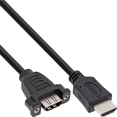 Afbeelding van InLine HDMI (Type A) (0.60 m, HDMI), Videokabel