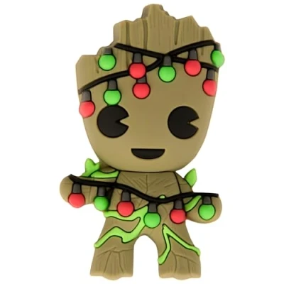 Afbeelding van Guardians of the Galaxy 3D Foam Magneet met Groot kerstverlichting