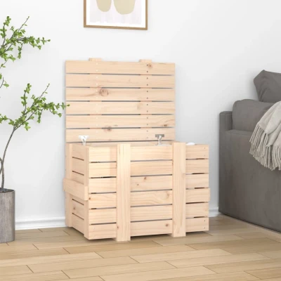 Afbeelding van Opbergbox 58x40,5x42 cm massief grenenhout