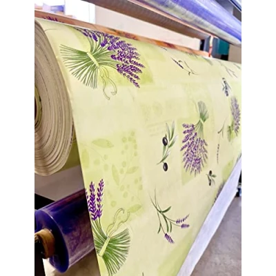 Afbeelding van KGS Bulgommes Tafelkleed Print Provençaalse per meter (140 x 220 cm, groen)