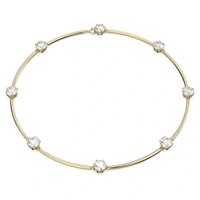 Afbeelding van Swarovski dames Choker met kristal in de kleur Goud