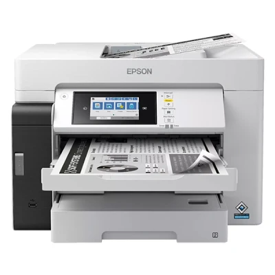 Image de Epson EcoTank Pro et M16685 Imprimante multifonctions Noir blanc jet d&#039;encre ITS A3 (support) jusqu&#039;à 25 ppm (impression) 550 feuilles USB, LAN, hôte Wi Fi