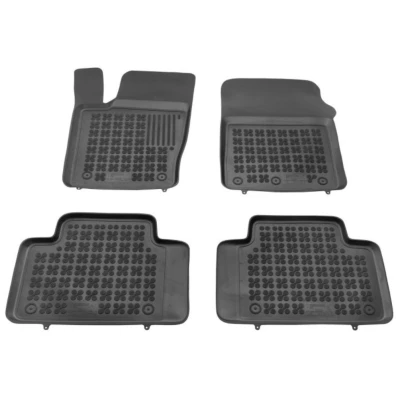 Afbeelding van REZAW PLAST 203105 Vloermatset Rubber voor en achter Zwart