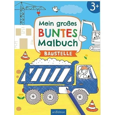 Afbeelding van Mein großes buntes Malbuch Baustelle