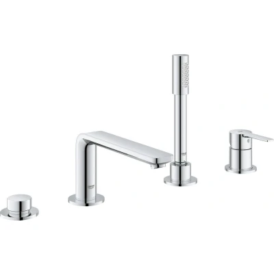 Afbeelding van GROHE Lineare afbouwdeel voor 4 gats badrandcombinatie met baduitloop