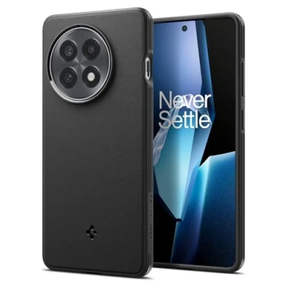Afbeelding van Spigen Sand Blast beschermhoes compatibel met OnePlus 13R mat zwart