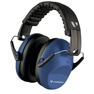 Afbeelding van Gehoorbescherming voor Volwassenen Oorbescherming Concentratie Gehoorbeschermers Schietsport 26dB 12+ jaar Blauw V Slick