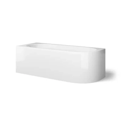 Afbeelding van Looox Cool Corner hoekbad links 170 x 70 55 cm Glans