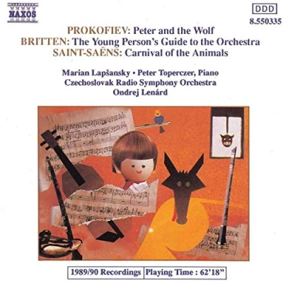 Afbeelding van Czecho Slovak Rso Peter &amp; Wolf/Carnival Of Animals (CD)