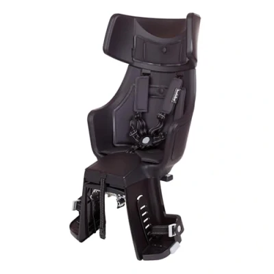 Afbeelding van Bobike Exclusive Tour Maxi Plus LED Fietsstoeltje Achter DB Urban Black